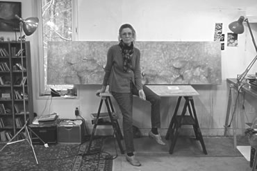 Jessie Pollock in her studio.